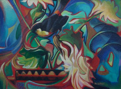 Ken_Goldman-Toucan-Acrylic-18x24 - Original and Giclees Available
