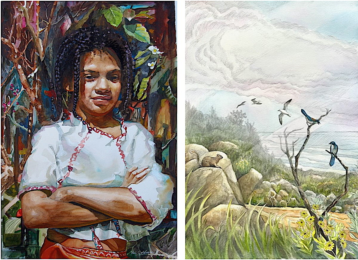 WORKSHOP: Watercolor Over a Cross-Hatched Underdrawing with Ken Goldman-COMPLETE