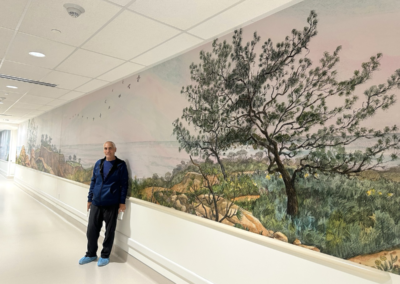 Scripps Memorial Hospital – Three Corridor Murals