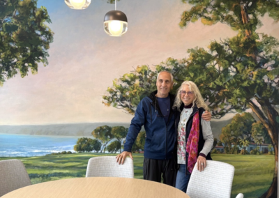 DINING ROOM MURAL — # ONE — Detail